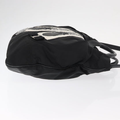 Salvatore Ferragamo Vala tote Nylon, BLACK, NYLON, Tote bag