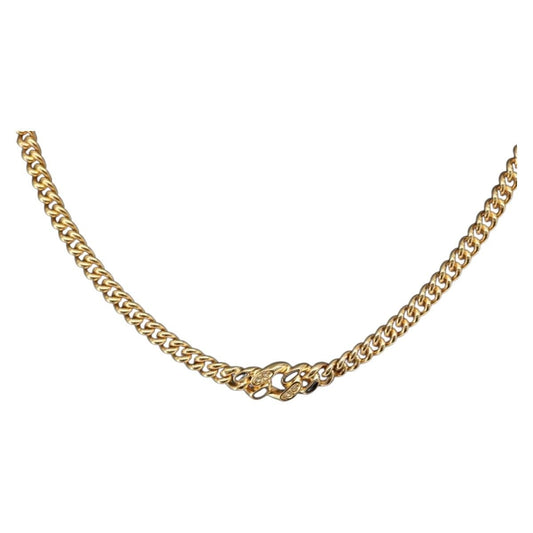 Christian Dior Vintage CD Pendant Necklace Metal, Gold, Metal, Necklace