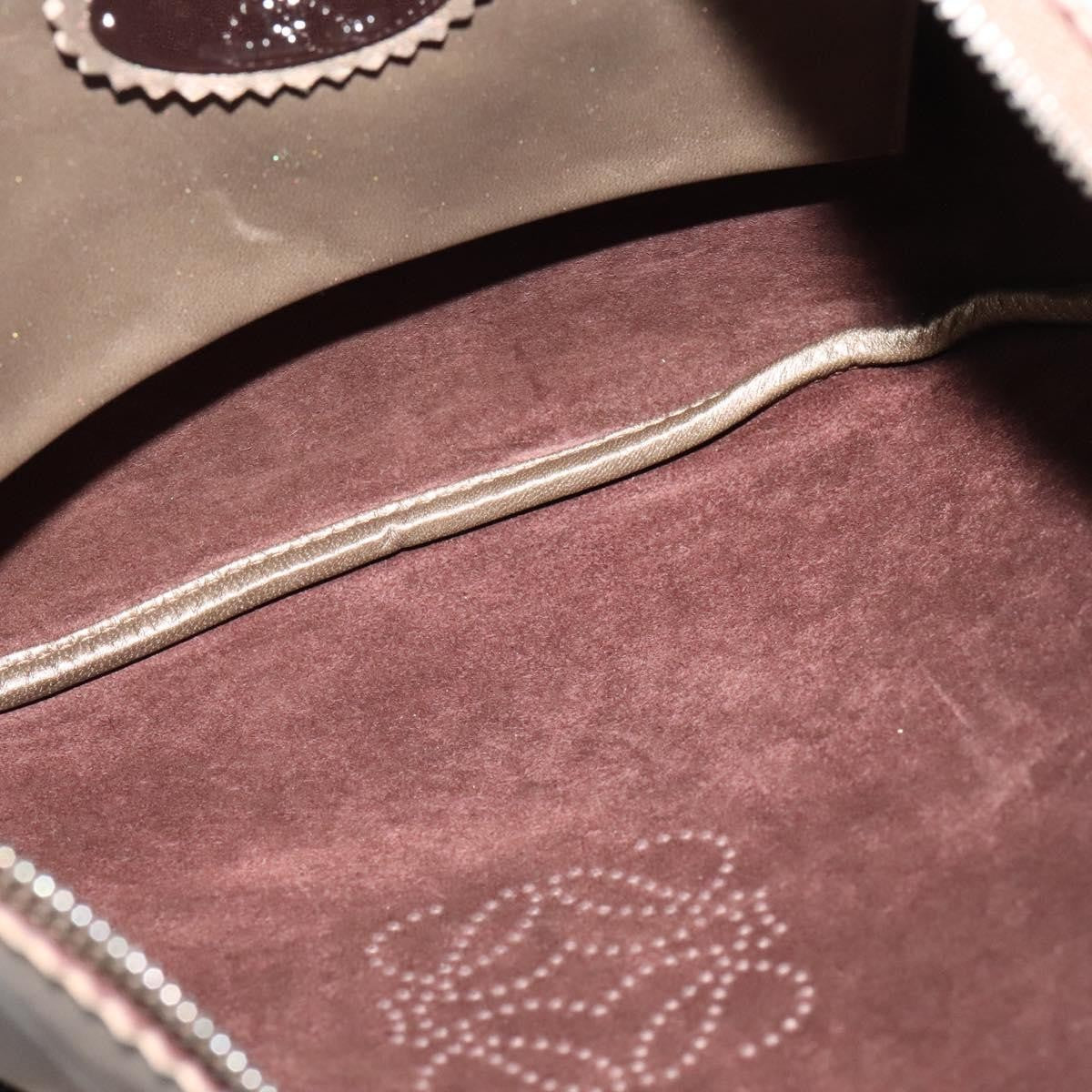 Loewe Anagram Shoulder Bag Leather, METALLIC, LEATHER, Shoulder bag