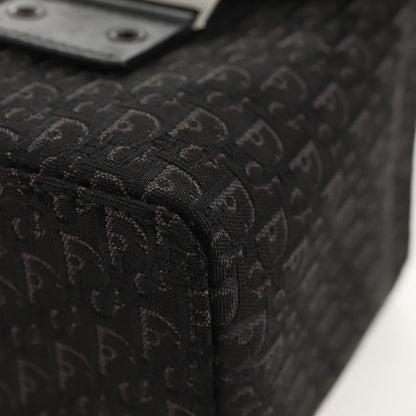 Christian Dior Vintage Trotter Pouch Canvas, BLACK, CANVAS, Clutche & pouche