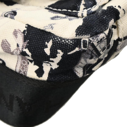 Chanel Airlines Shoulder Bag Canvas, WHITE, CANVAS, Shoulder bag