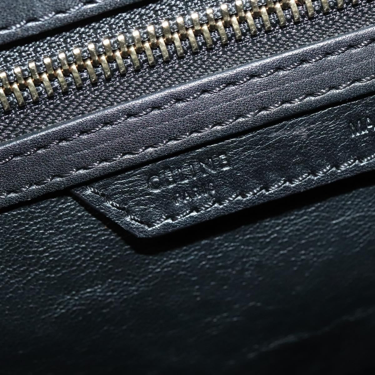 Celine Bicolor Luggage Bag Nubuck, GREEN, LEATHER, Handbag