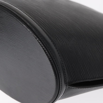 Louis Vuitton Saint Jacques Handbag Epi Leather, BLACK, LEATHER, Shoulder bag