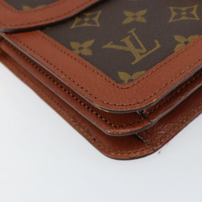 Louis Vuitton Vintage Dauphine Shoulder Bag Monogram Canvas, BROWN, CANVAS, Shoulder bag
