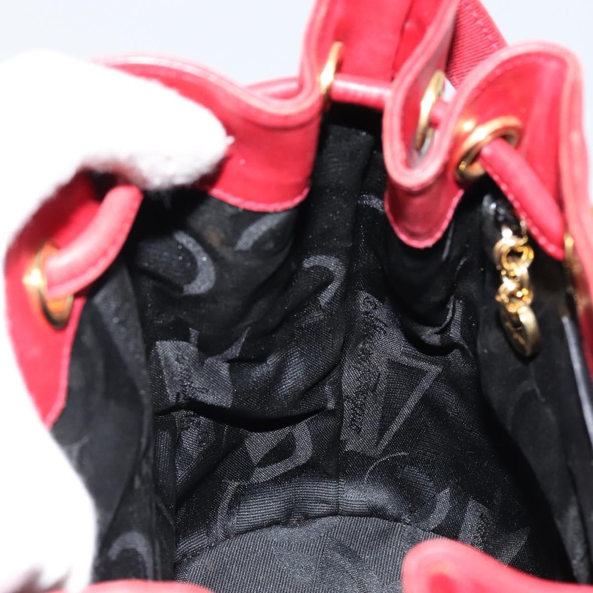 Salvatore Ferragamo Vala Shoulder Bag Leather, RED, LEATHER, Shoulder bag