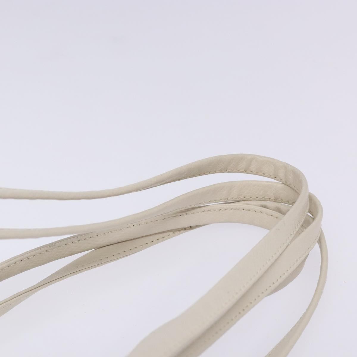 MCM Vintage Shoulder Bag Leather, WHITE, LEATHER, Shoulder bag