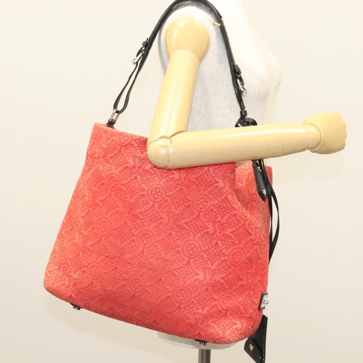 Louis Vuitton Antheia Hobo Leather, ORANGE, LEATHER, Shoulder bag