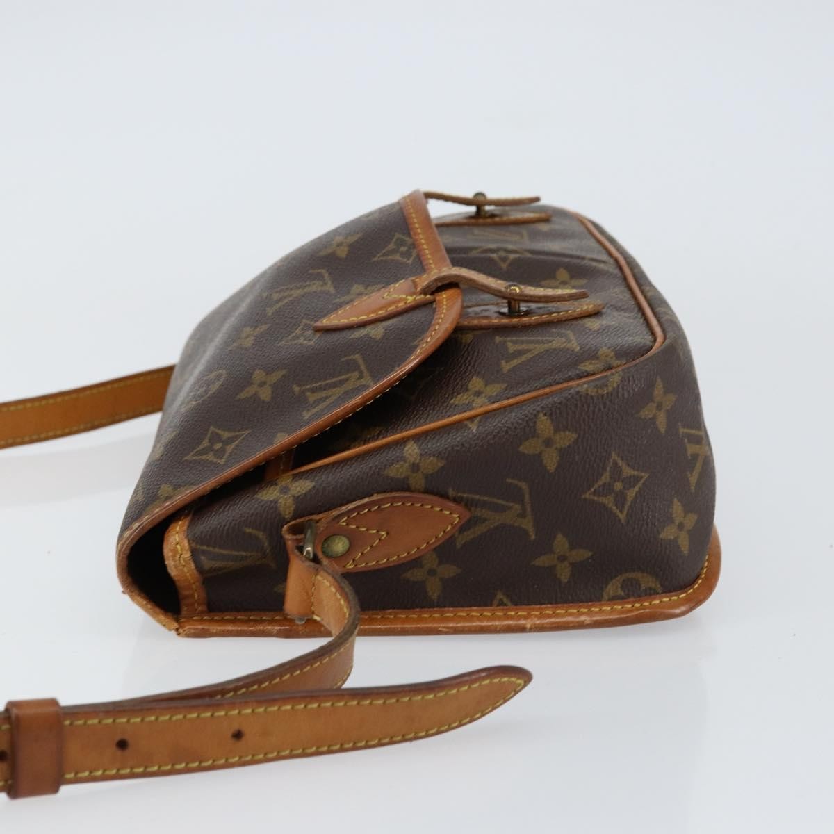 Louis Vuitton Sac Gibeciere Messenger Bag Monogram Canvas, BROWN, CANVAS, Shoulder bag