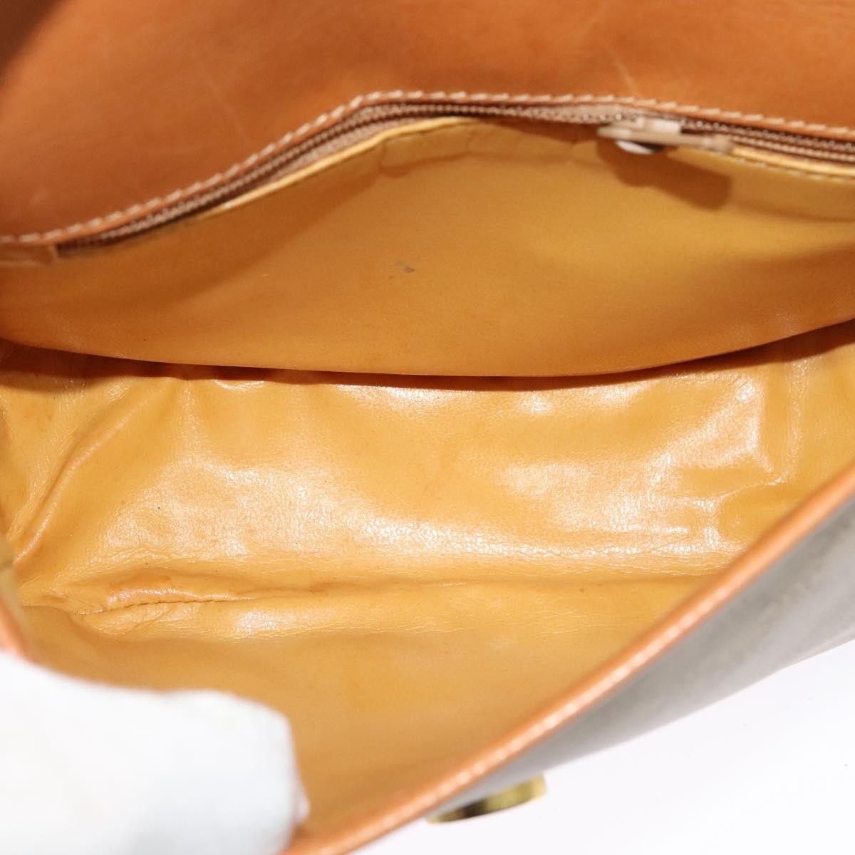 Celine Macadam Shoulder Bag PVC Leather, BEIGE, CANVAS, Shoulder bag