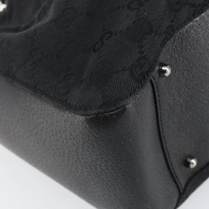 Gucci Vintage tote GG Canvas, BLACK, CANVAS, Tote bag