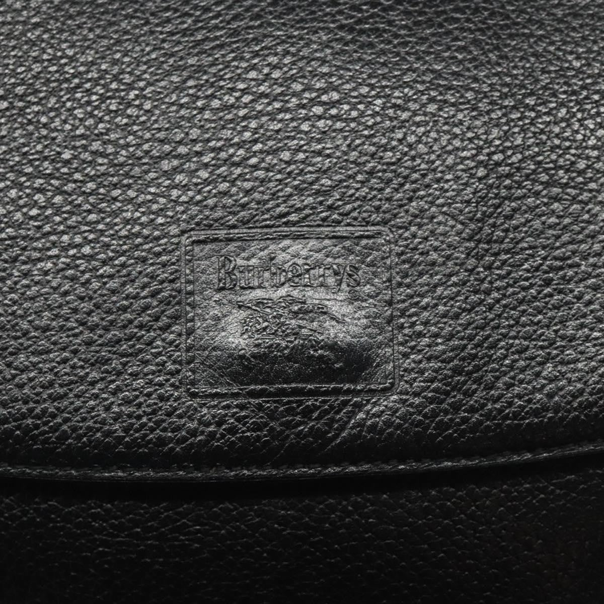 Burberry Flap Shoulder Bag Leather, BLACK, LEATHER, Shoulder bag