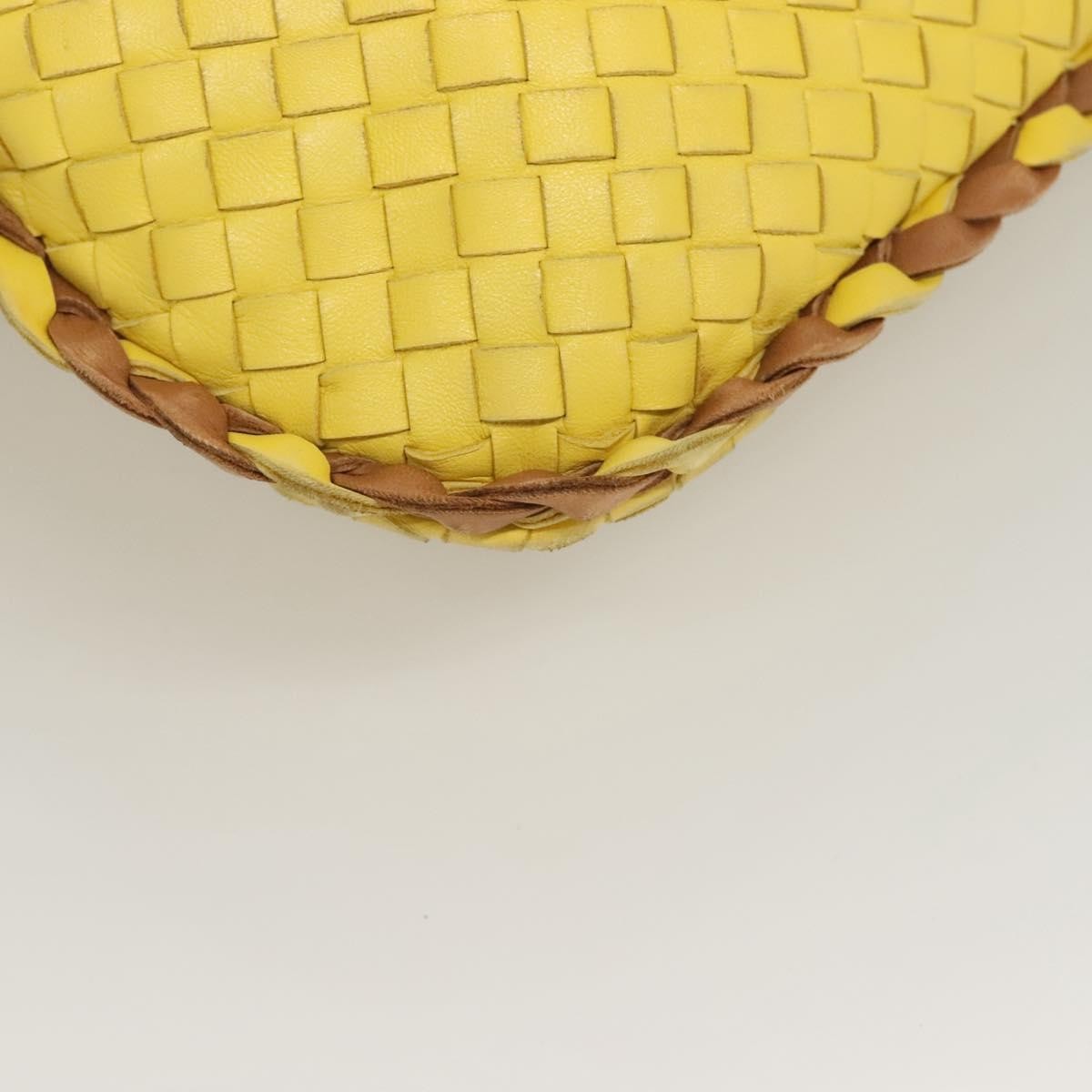 Bottega Veneta Veneta Hobo Intrecciato Nappa, YELLOW, LEATHER, Handbag