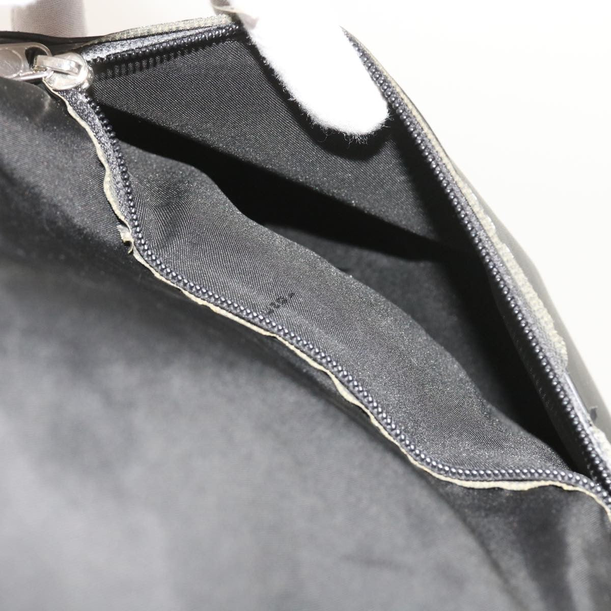 Fendi Front Pocket Monster Backpack Nylon and Leather, BLACK, NYLON, Backpack