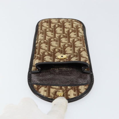 Christian Dior Trotter pouch Canvas, BEIGE, CANVAS, Clutche & pouche