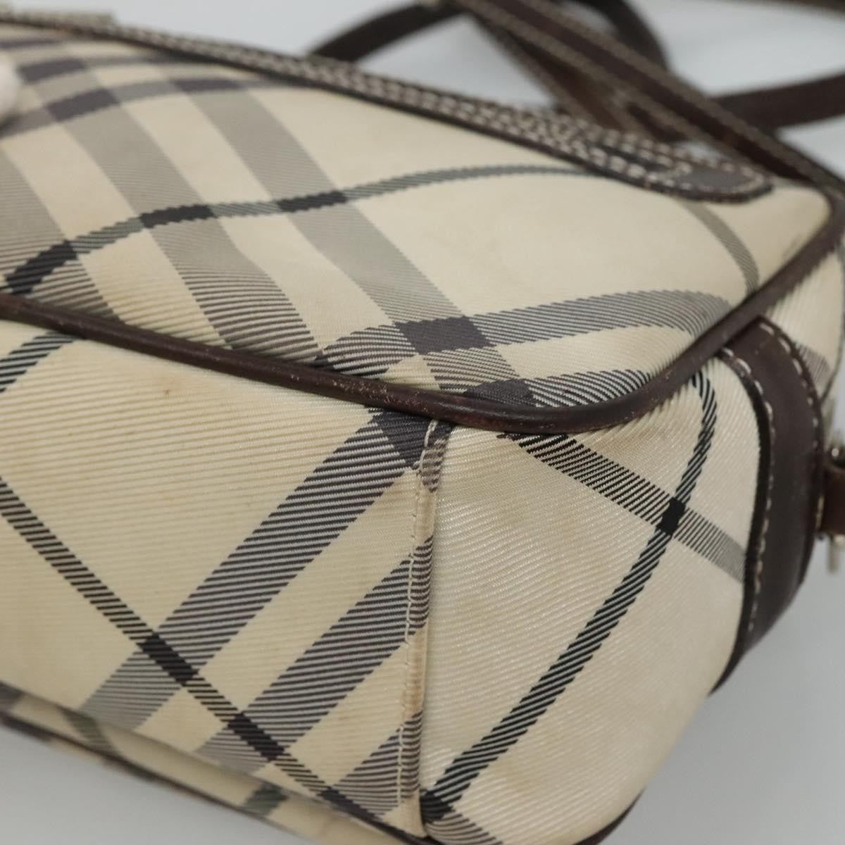 Burberry Nova Check Blue Label Nylon, BEIGE, NYLON, Shoulder bag