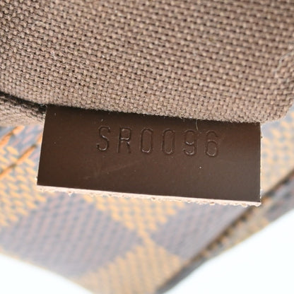 Louis Vuitton Naviglio Handbag Damier, Brown, Canvas, Shoulder Bag