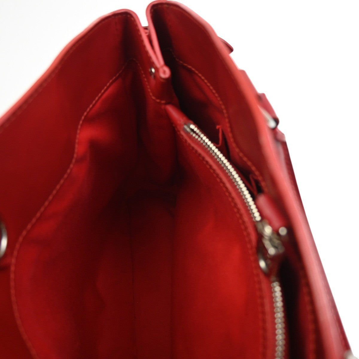 Louis Vuitton Passy Tote Epi Leather, RED, LEATHER, Tote bag