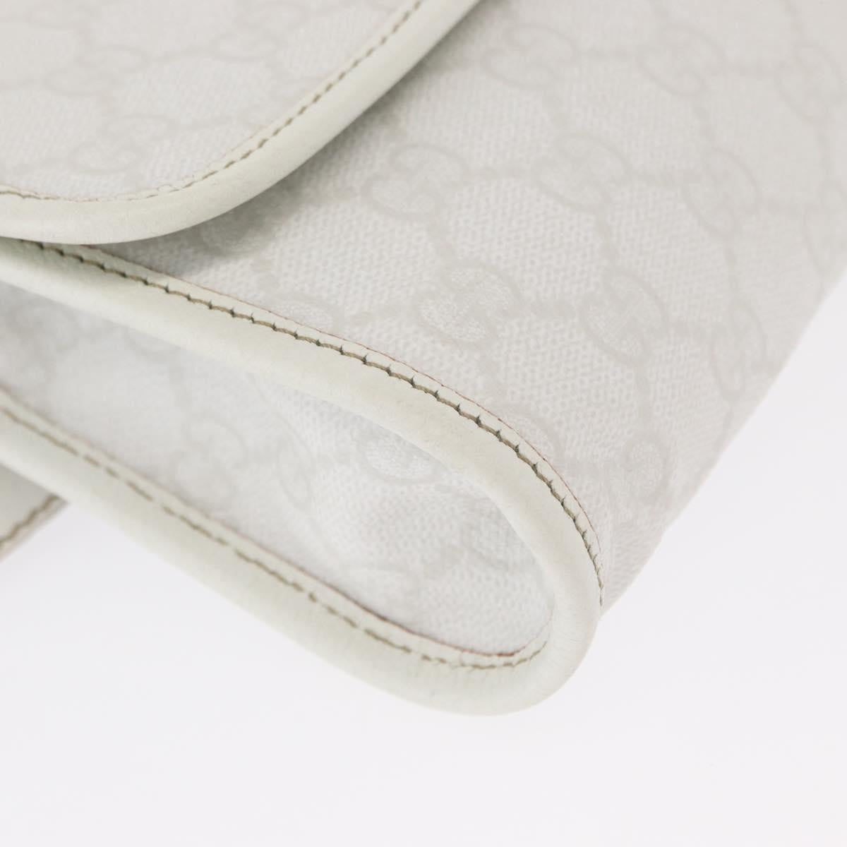 Gucci Sherry Line Waist Bag GG Canvas, WHITE, CANVAS, Shoulder bag