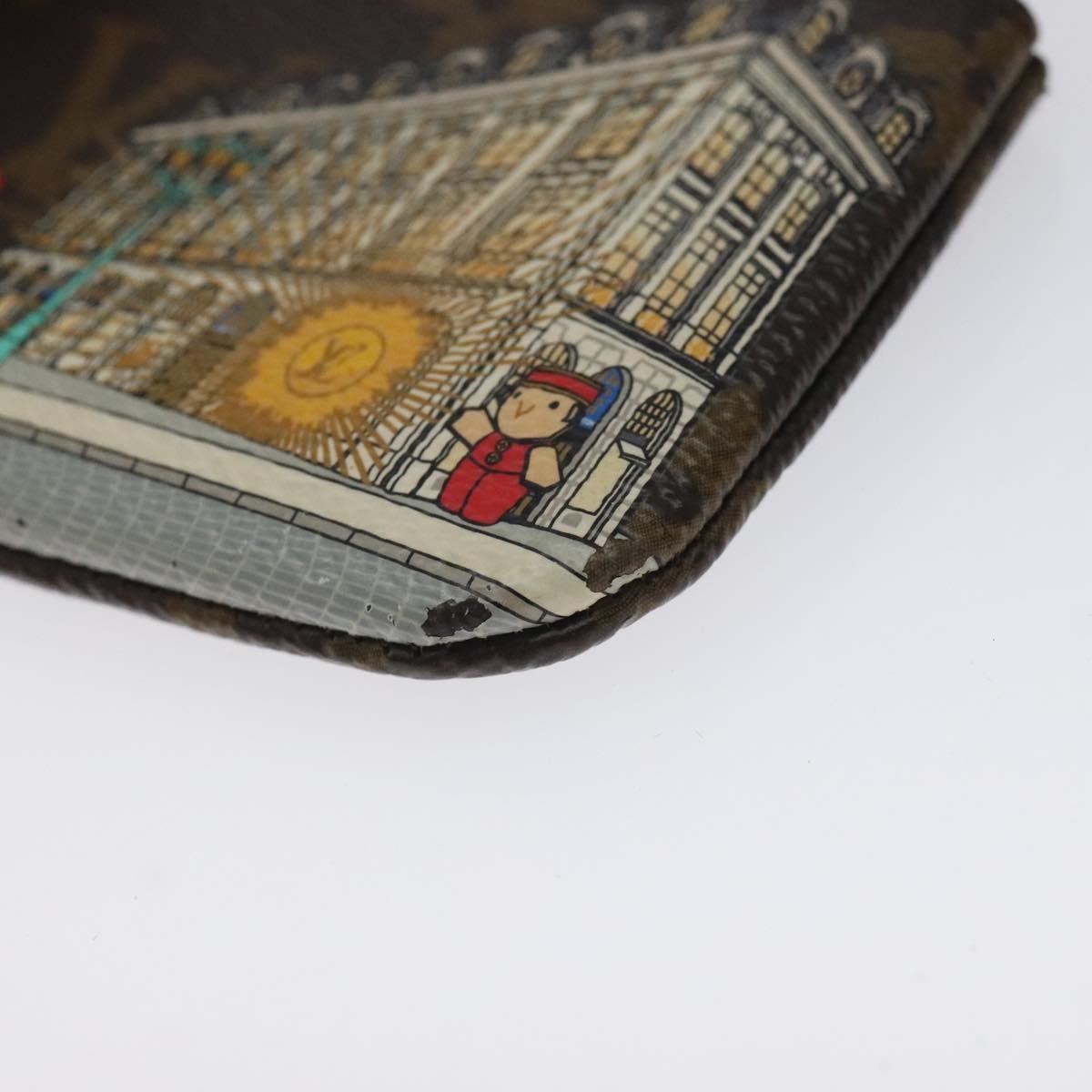 Louis Vuitton Pochette Clés Monogram Vivienne, BROWN, CANVAS, Wallets