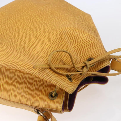 Louis Vuitton Petit Noe Handbag Epi Leather, YELLOW, LEATHER, Shoulder bag