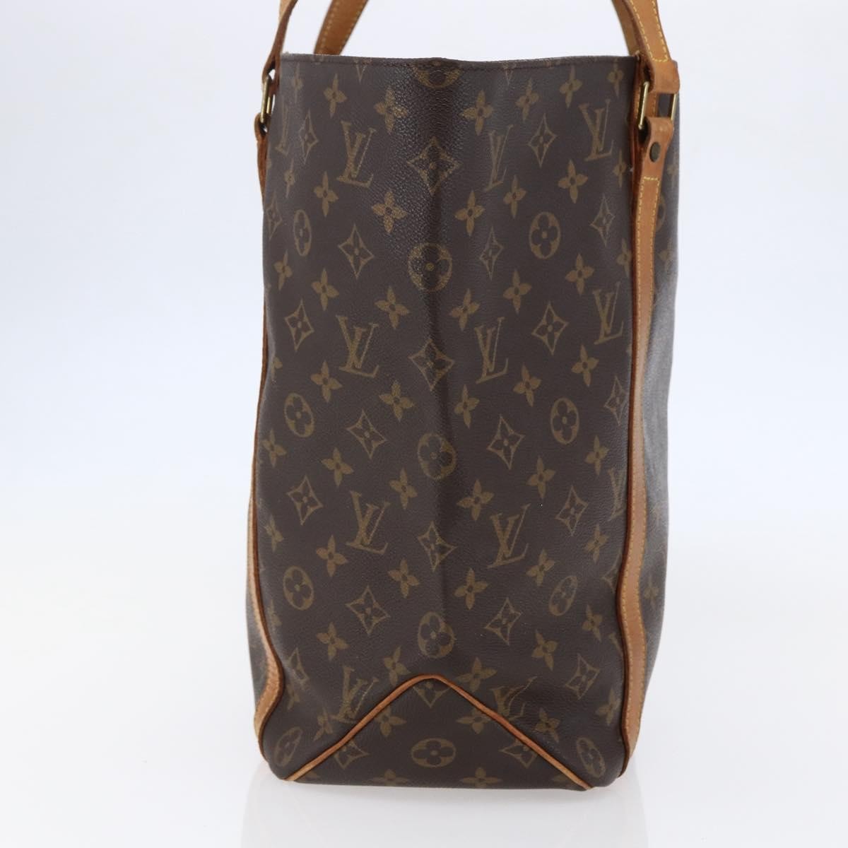 Louis Vuitton Shopping Sac Handbag Monogram Canvas, BROWN, CANVAS, Tote bag