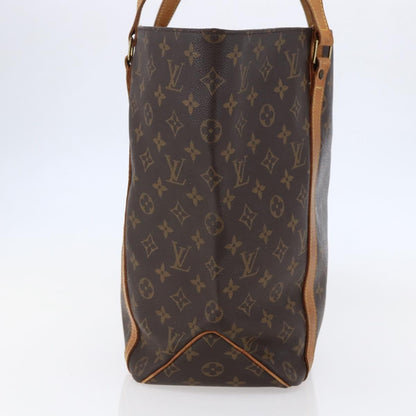 Louis Vuitton Shopping Sac Handbag Monogram Canvas, BROWN, CANVAS, Tote bag