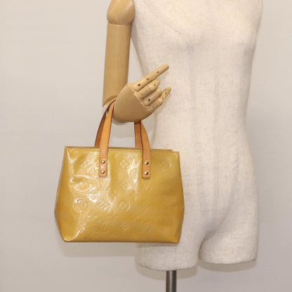 Louis Vuitton Reade Handbag Monogram Vernis, BEIGE, PATENT_LEATHER, Handbag