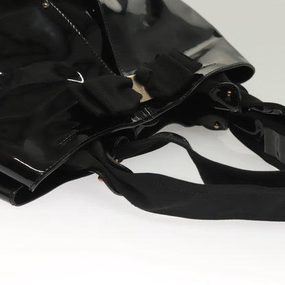 Salvatore Ferragamo Vala Handbag Patent leather, BLACK, PATENT_LEATHER, Handbag