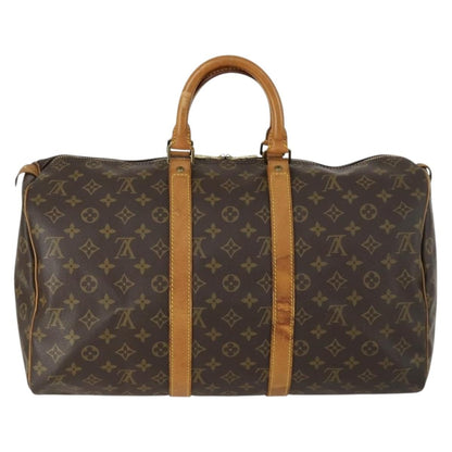Louis Vuitton Keepall Bag Monogram Canvas, Brown, Canvas, Travel Bag