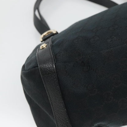 Gucci Abbey Shoulder Bag GG Canvas, BLACK, CANVAS, Shoulder bag