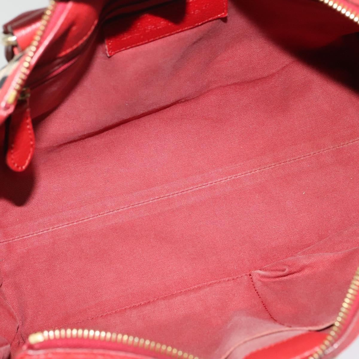 Burberry Pilgrim Satchel Haymarket Coated Canvas, BEIGE, CANVAS, Handbag