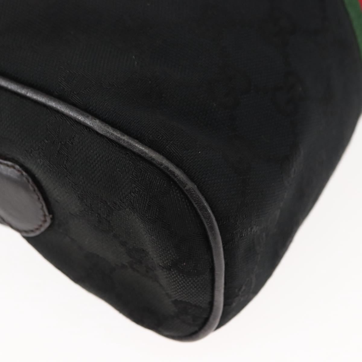 Gucci Ophidia Shoulder Bag GG Coated Canvas, BLACK, CANVAS, Shoulder bag