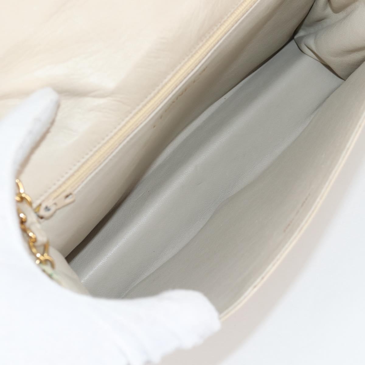 Chanel Vintage Tassel Flap Bag Quilted Lambskin, GOLD, LAMB_SKIN, Handbag