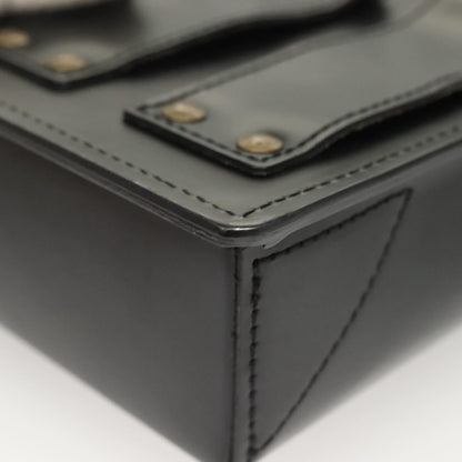 Louis Vuitton Pisteu Bum Bag Leather, BLACK, LEATHER, Shoulder bag