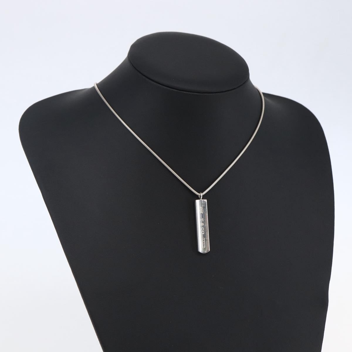Tiffany & Co. Bar 1837 Pendant necklace Silver 925, SILVER, SILVER, Necklace