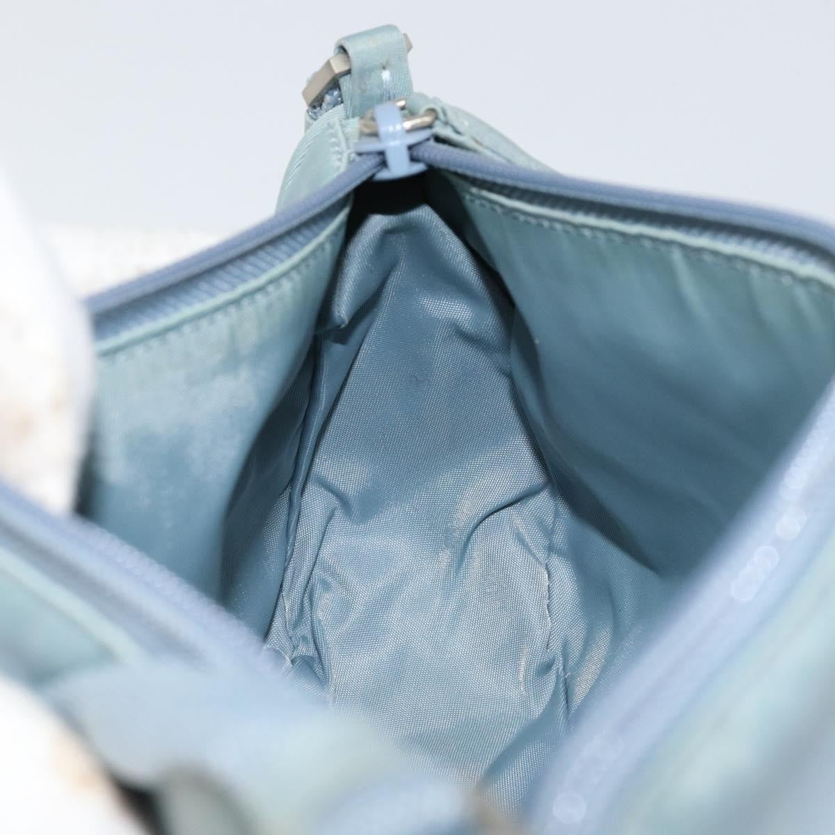 Prada Pochette Shoulder Bag Tessuto, BLUE, NYLON, Clutche & pouche