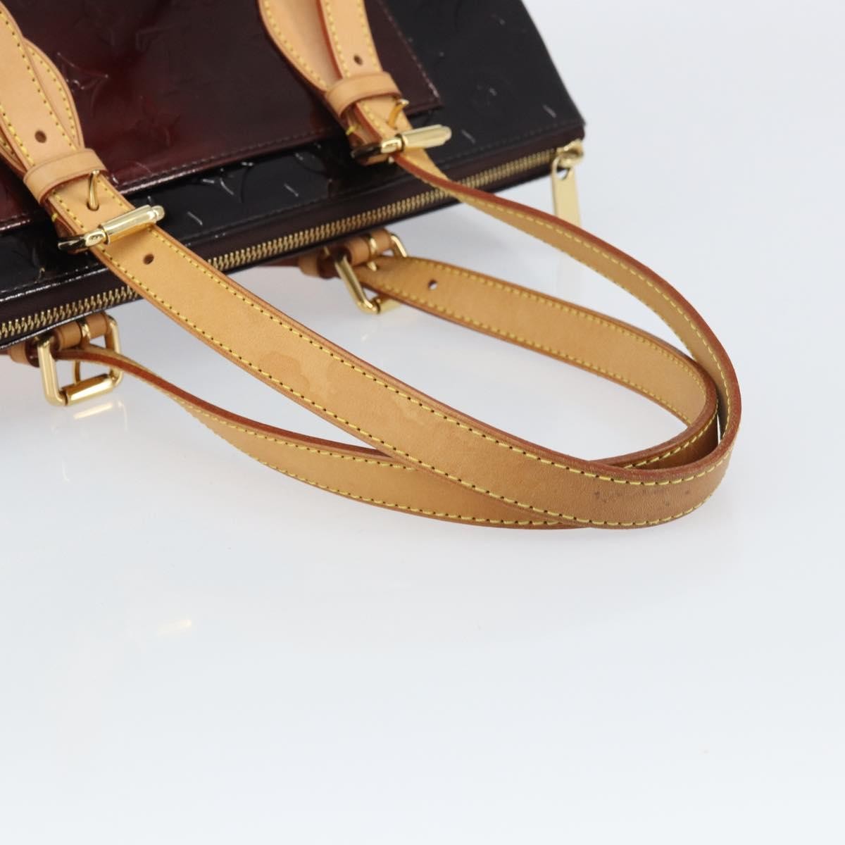 Louis Vuitton Rosewood Avenue Handbag Monogram Vernis, PURPLE, PATENT_LEATHER, Shoulder bag