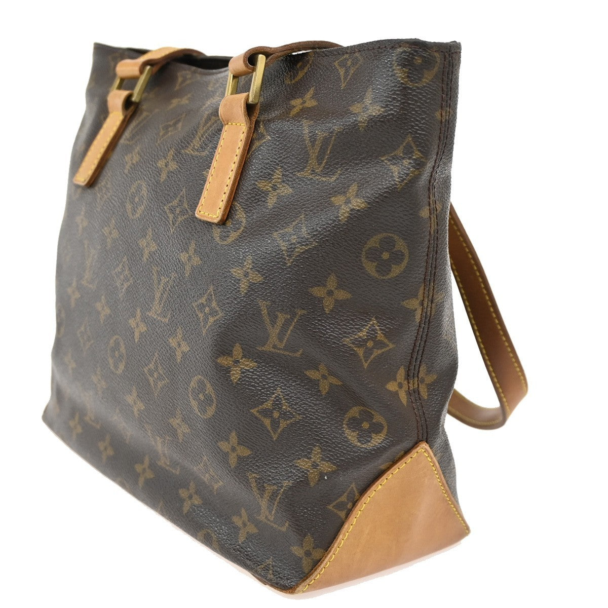 Louis Vuitton Cabas Piano Monogram Canvas, BROWN, CANVAS, Tote bag