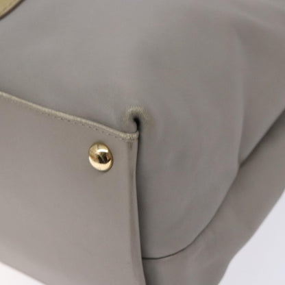 Salvatore Ferragamo Vala Handbag Leather, GRAY, LEATHER, Handbag