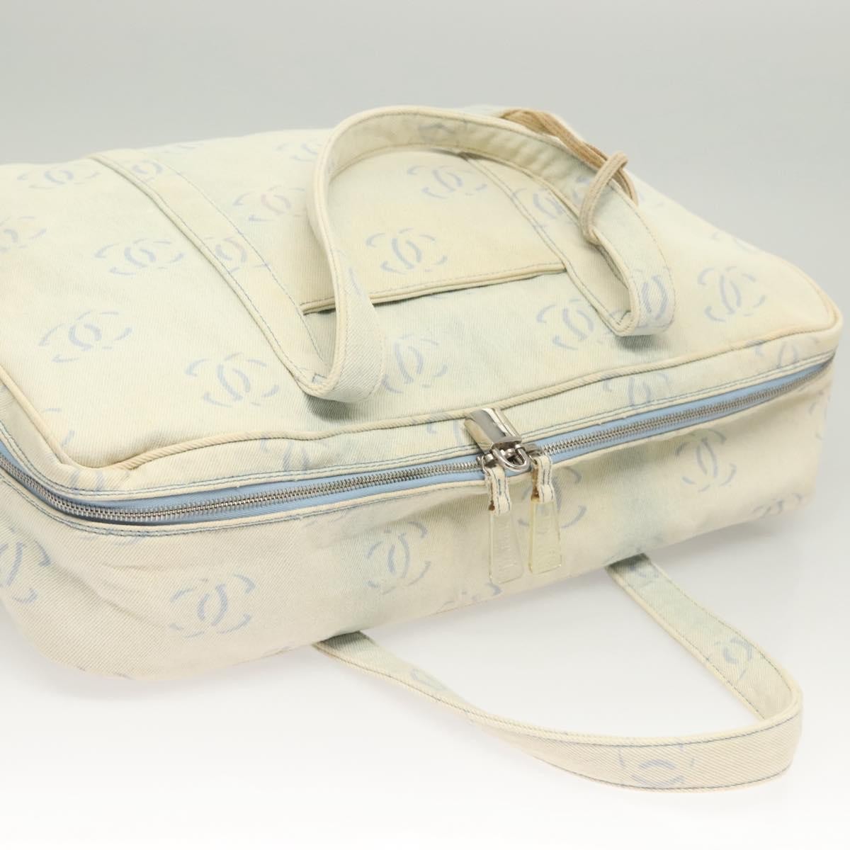 Chanel Zip Around Travel Bag Denim, BLUE, DENIM_JEANS, Travel bag