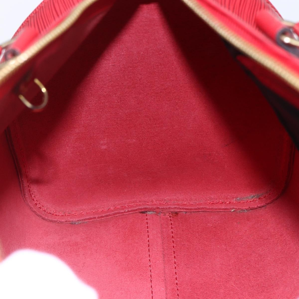 Louis Vuitton Speedy Handbag Epi Leather, RED, LEATHER, Handbag