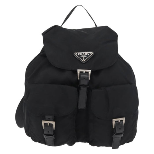 Prada Sac à dos Re-nylon nylon, Black, Nylon, Backpack