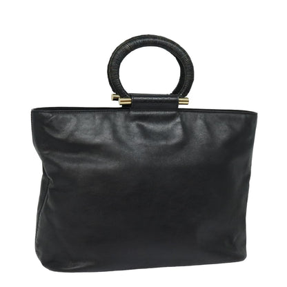 Celine Handbag Leather, BLACK, LEATHER, Handbag