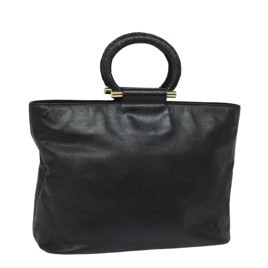 Celine Handbag Leather, BLACK, LEATHER, Handbag