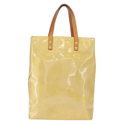 Louis Vuitton Reade Handbag Monogram Vernis, BEIGE, PATENT_LEATHER, Handbag