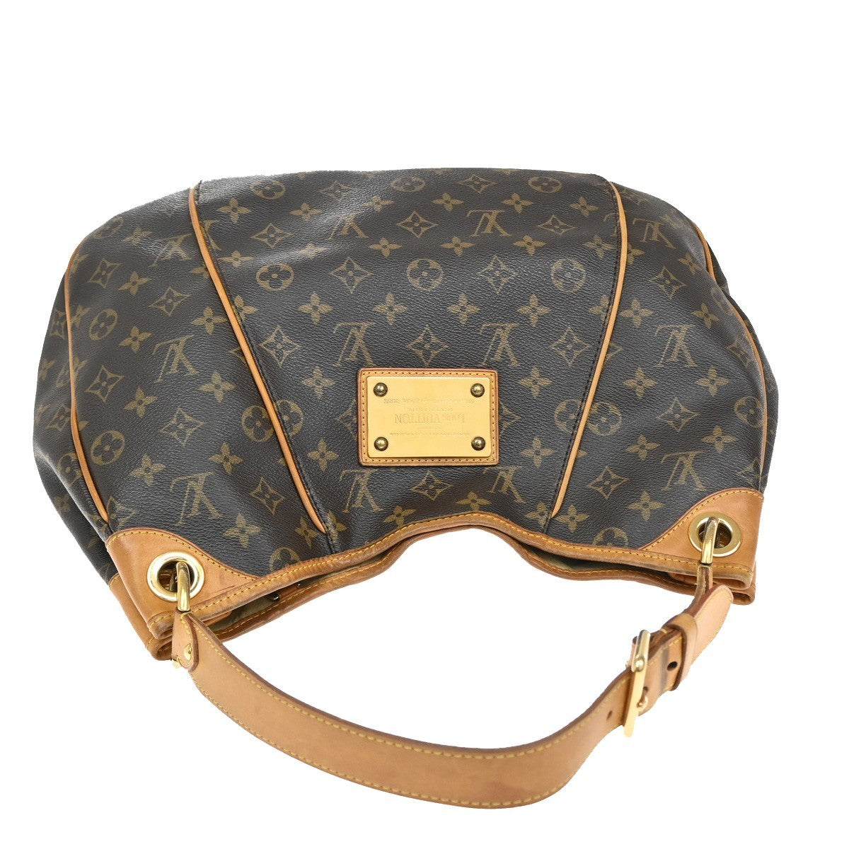 Louis Vuitton Galliera Handbag Monogram Canvas, BROWN, CANVAS, Shoulder bag