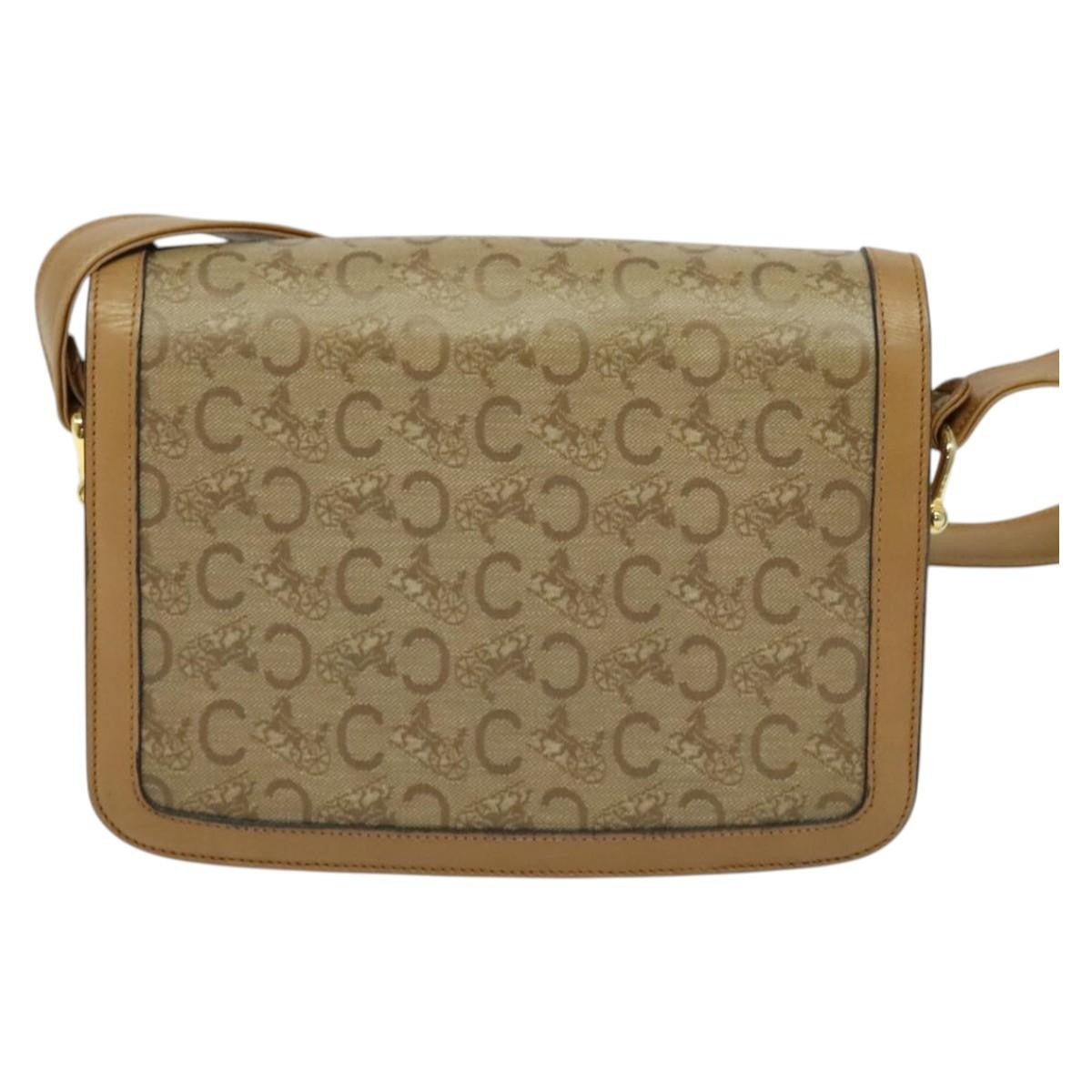Celine Sulky Shoulder bag Canvas, BEIGE, CANVAS, Shoulder bag