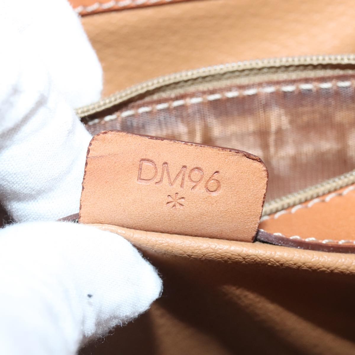 Celine Vintage Convertible Top Handle Bag Macadam Coated Canvas, BROWN, CANVAS, Handbag