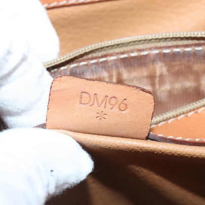 Celine Vintage Convertible Top Handle Bag Macadam Coated Canvas, BROWN, CANVAS, Handbag