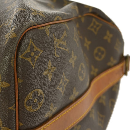 Louis Vuitton Keepall Bandouliere Bag Monogram Canvas, BROWN, CANVAS, Travel bag